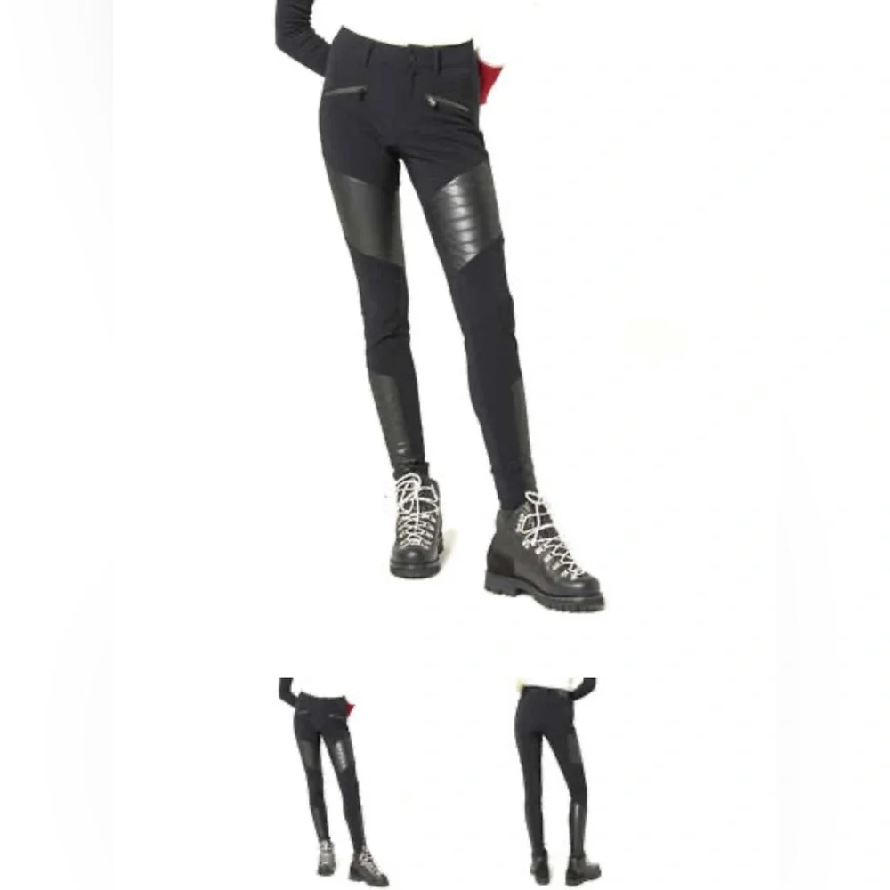 Alp N Rock Sloan High Rise Moto Pant w/ vegan friendly leather patches 🐈‍⬛ SMALL - Picture 12 of 16